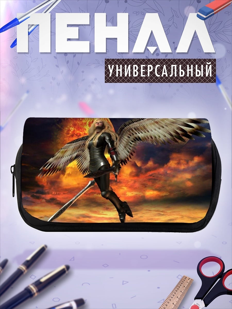Пенал-косметичка Ангел с мечом