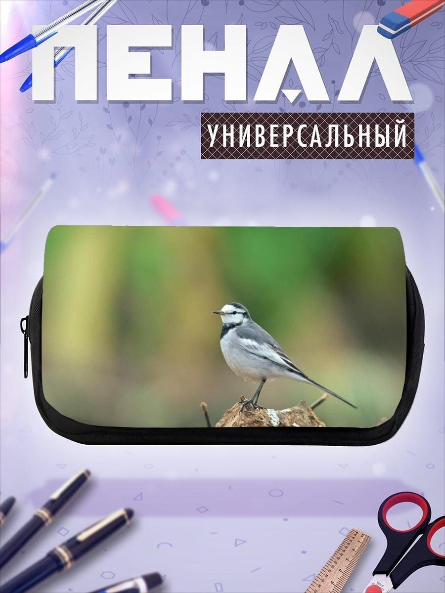 Пенал-косметичка Белая трясогузка