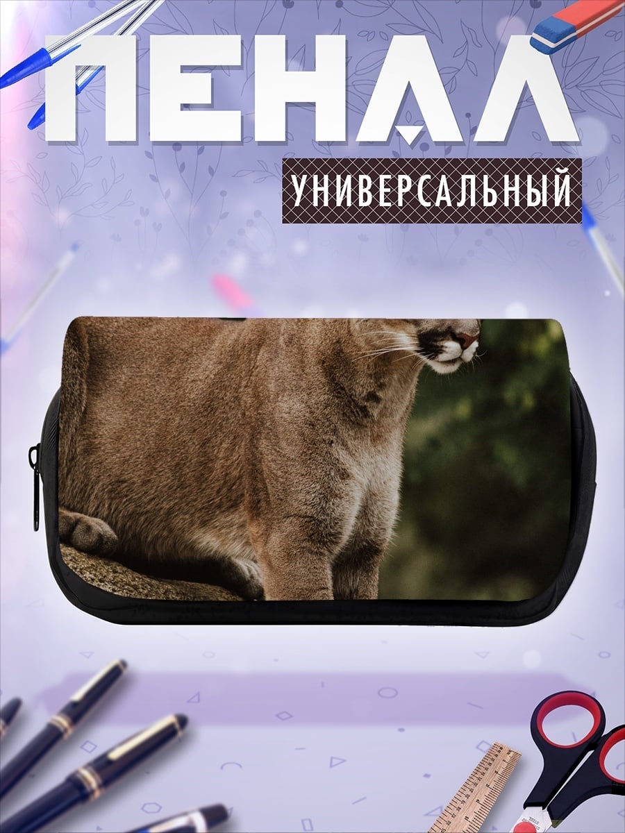 Пенал-косметичка Пума на камне