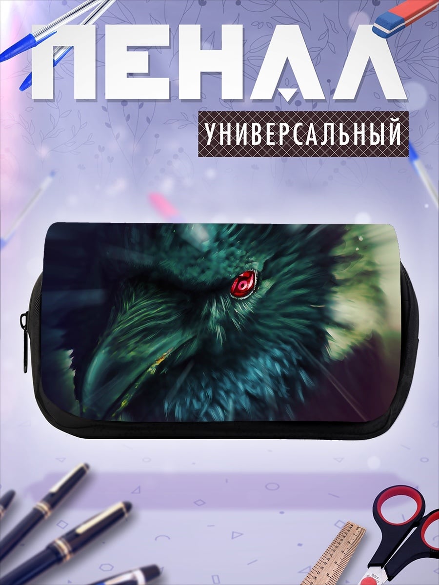 Пенал-косметичка Зловещий ворон