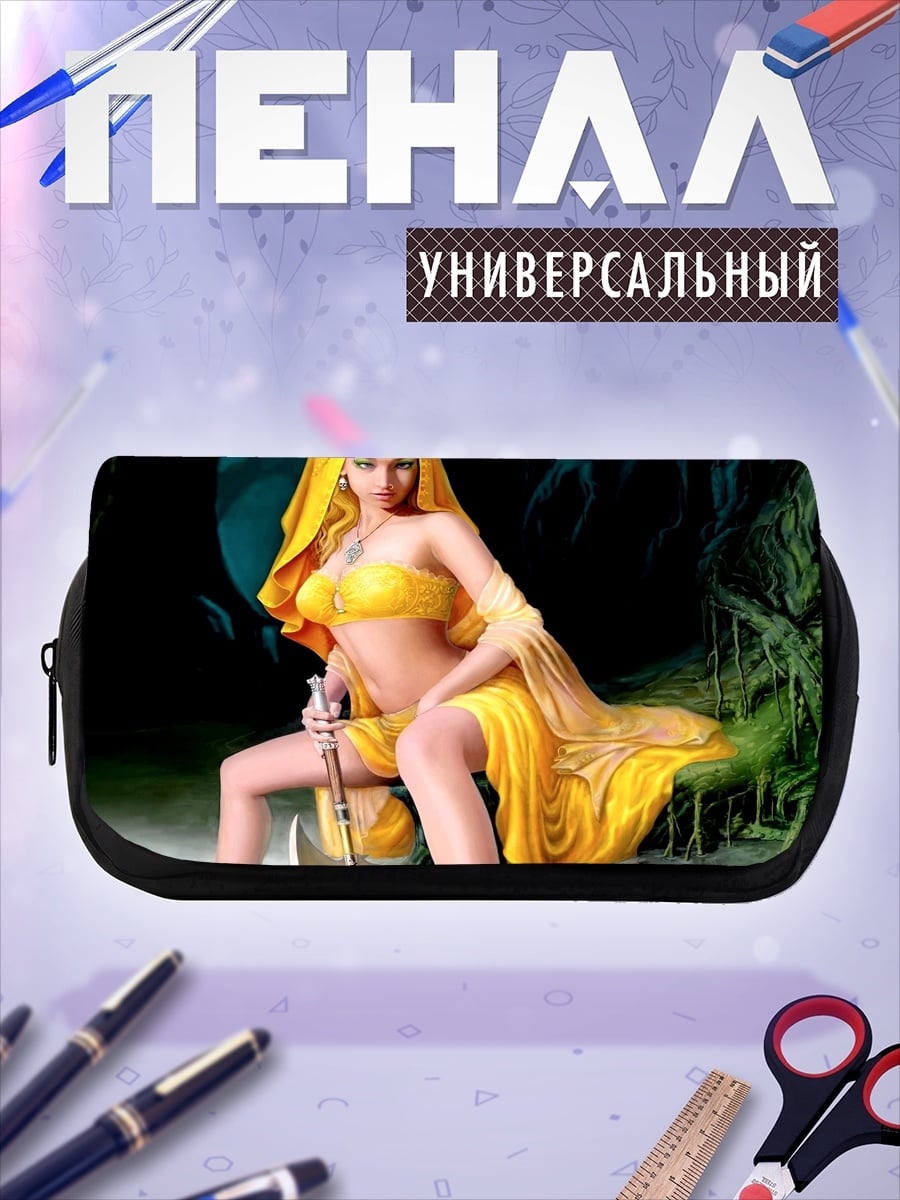 Пенал-косметичка Золотая богиня