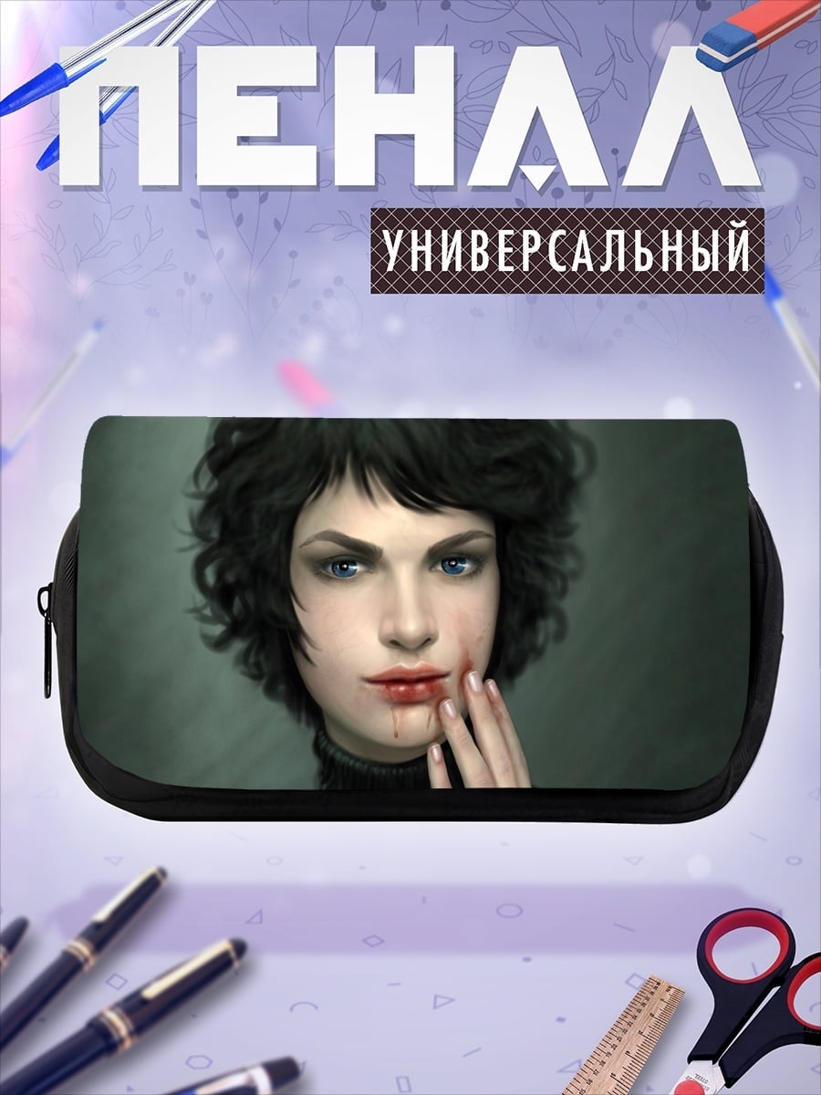 Пенал-косметичка Портрет девушки
