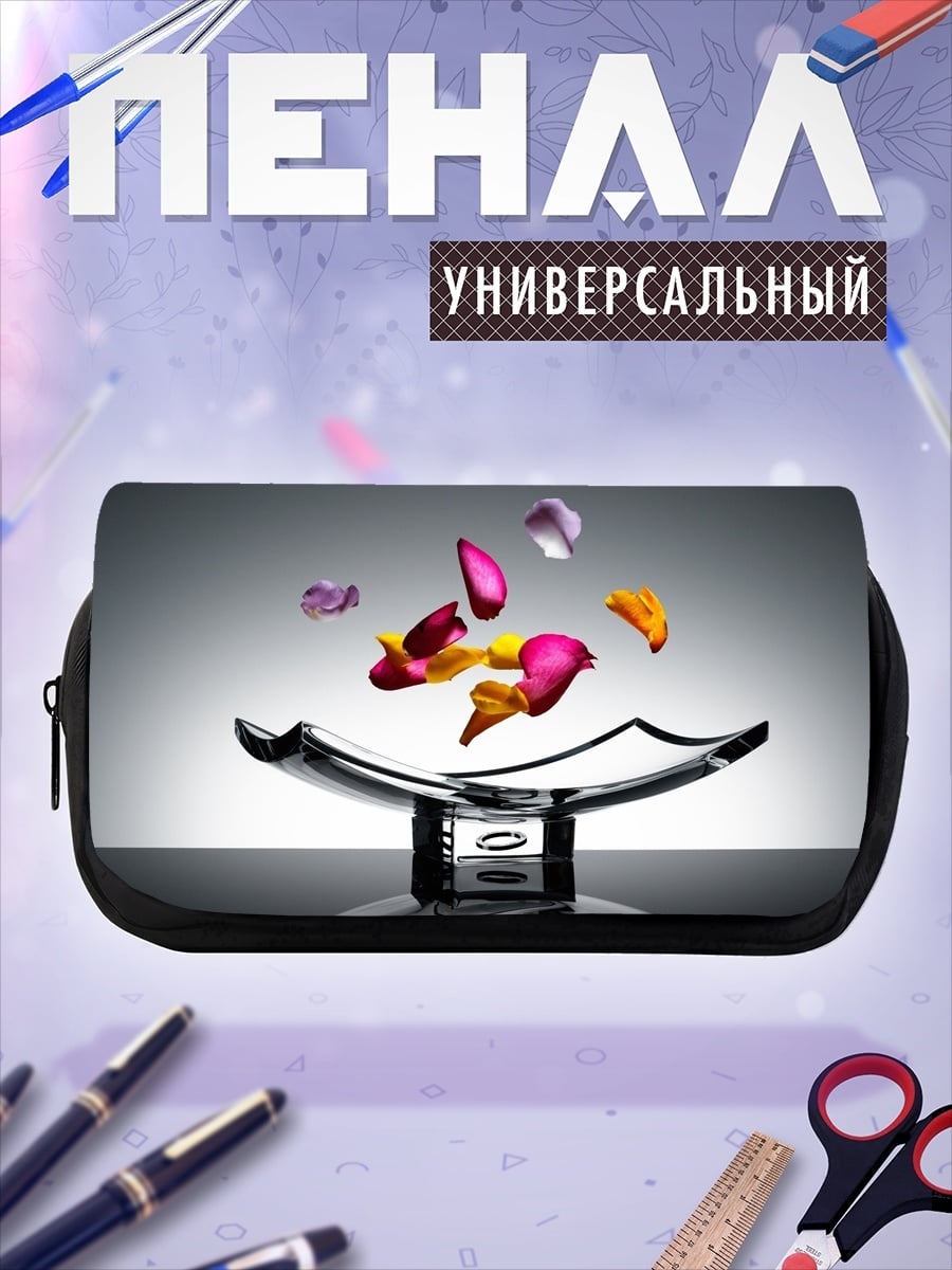 Пенал-косметичка Лепестки в вазе