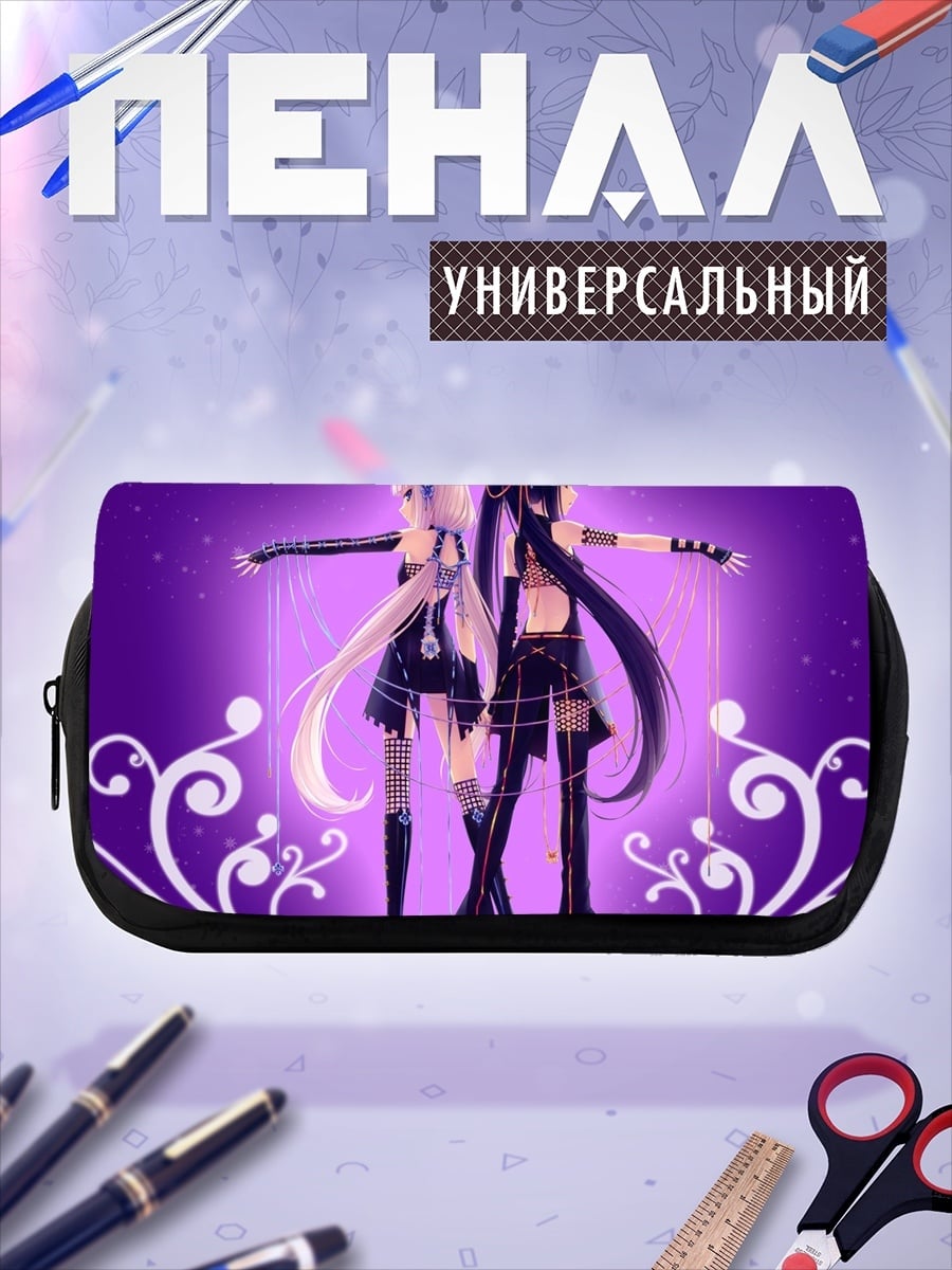 Пенал-косметичка куклы в стиле аниме