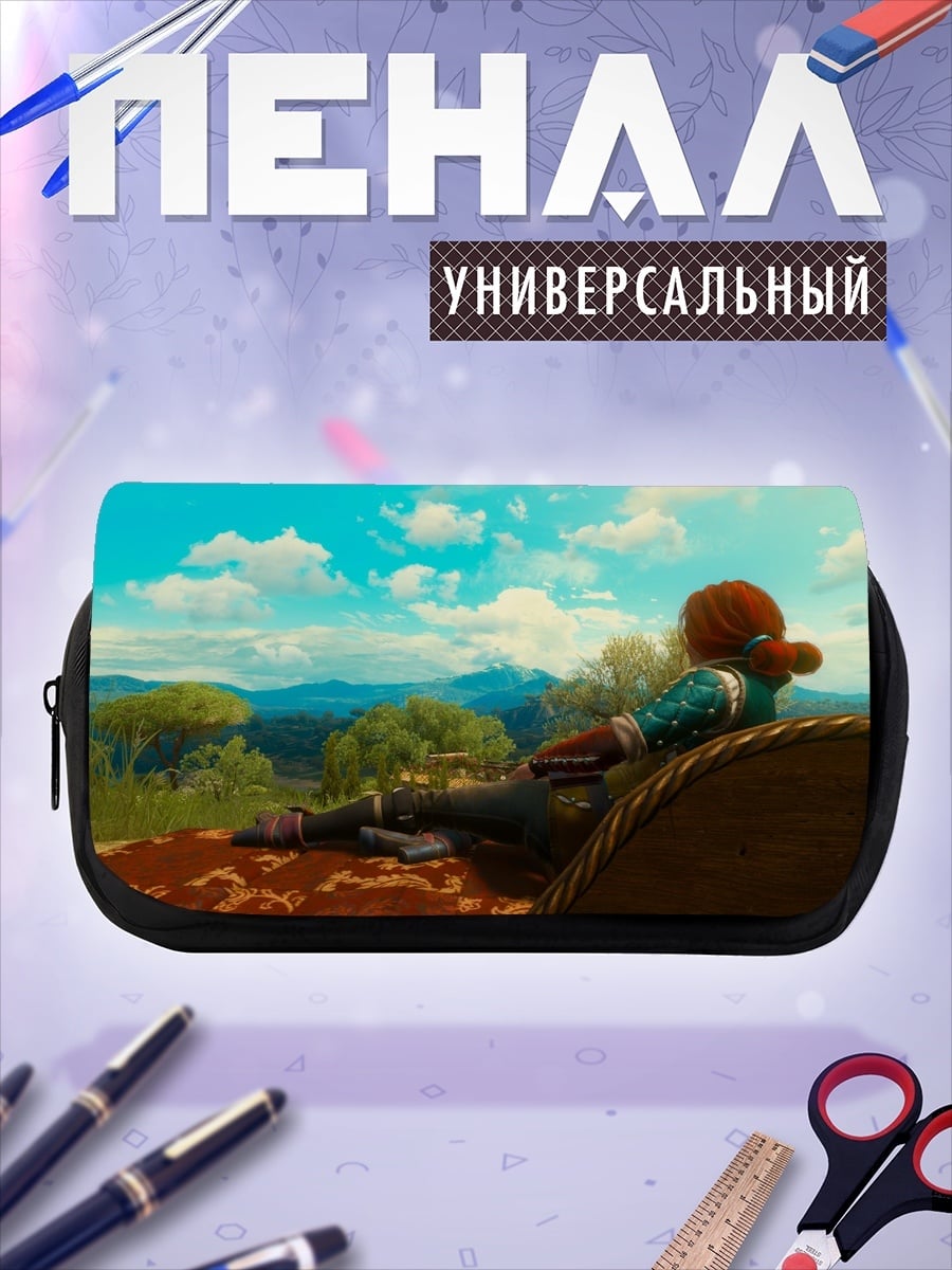 Пенал-косметичка Персонаж смотрит вдаль