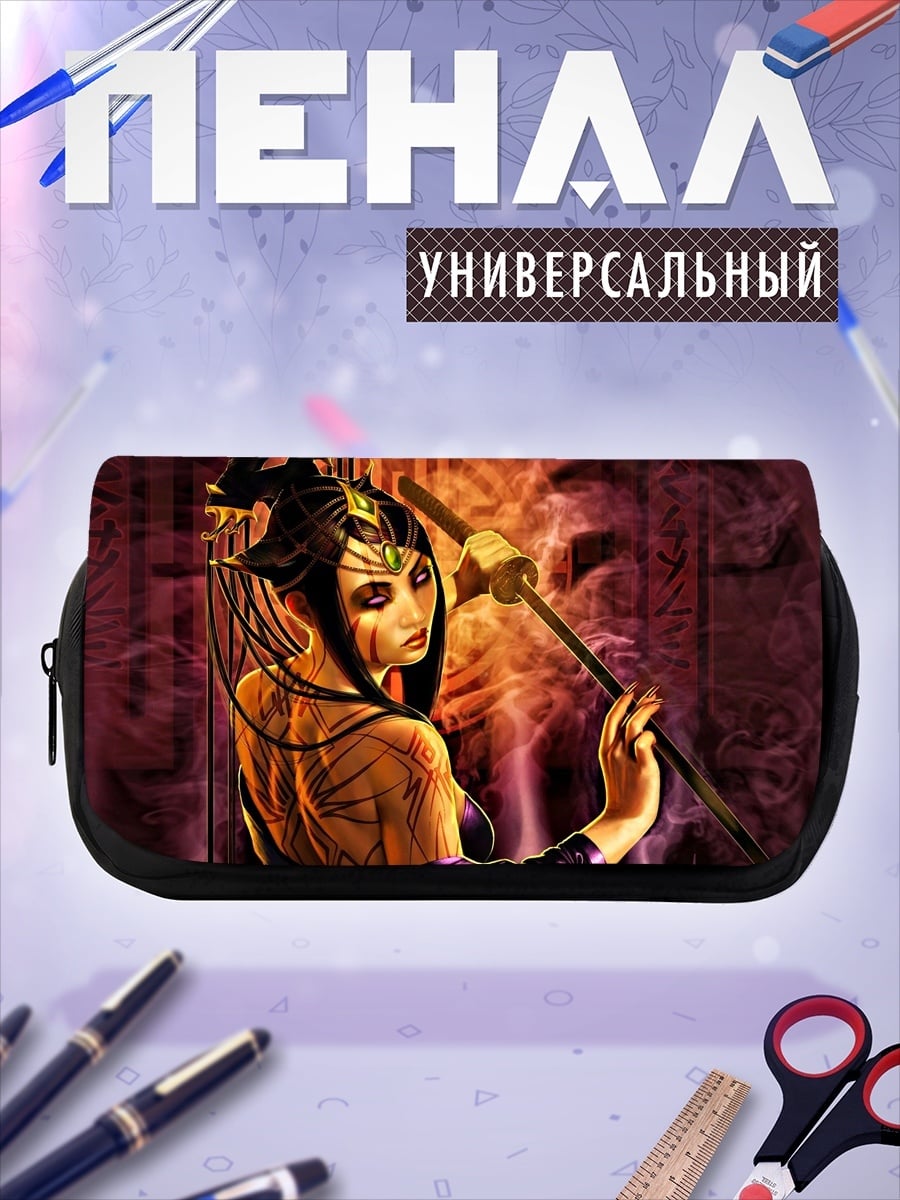 Пенал-косметичка Воинственная гейша