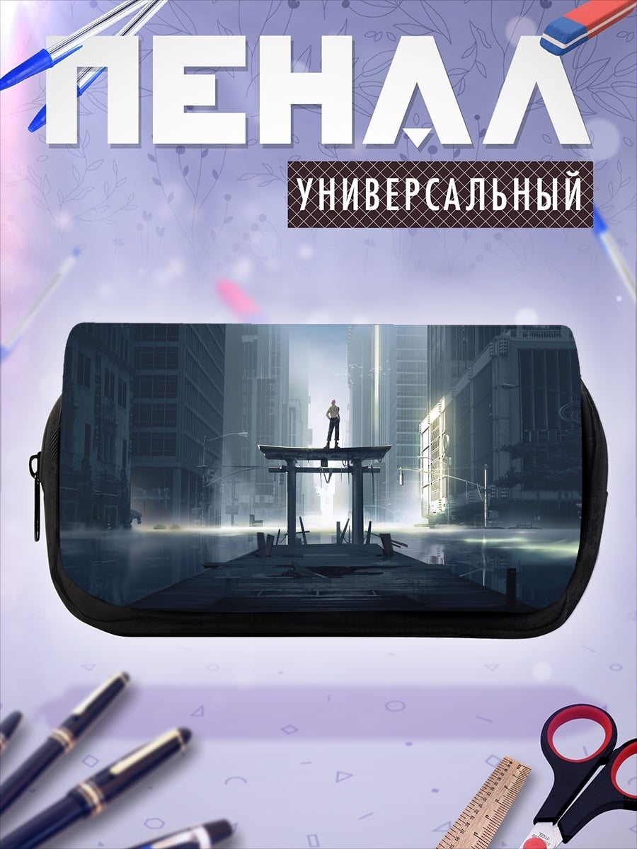 Пенал-косметичка киберпанк тории ворота