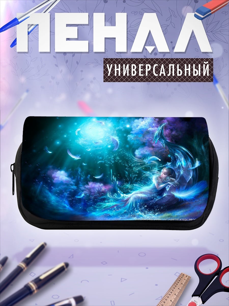 Пенал-косметичка ангел в космосе
