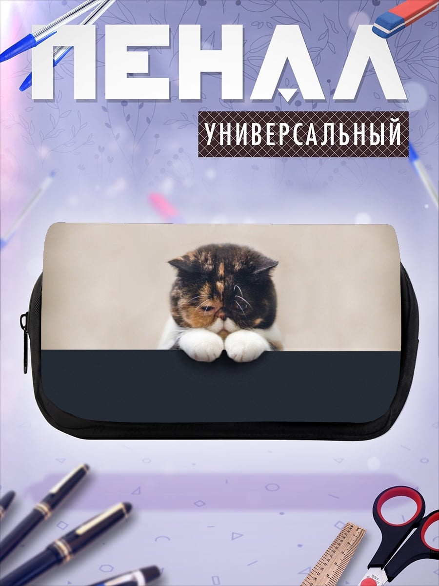 Пенал-косметичка Грустный котенок