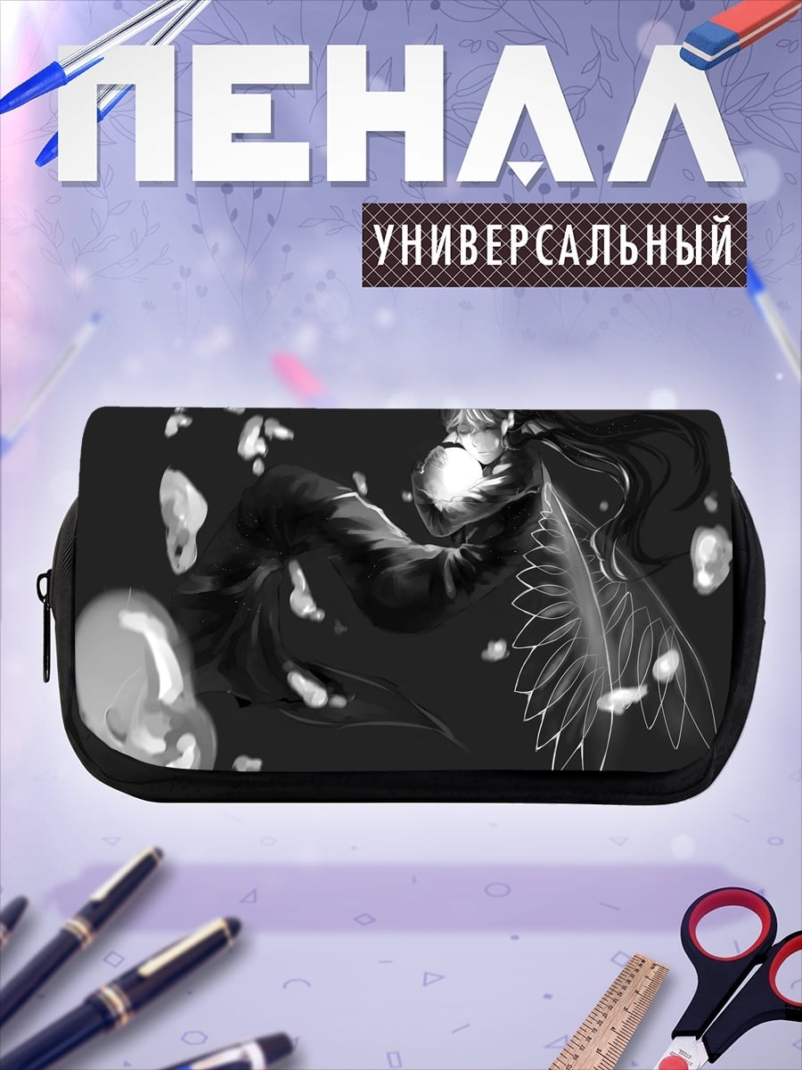 Пенал-косметичка Падающая девушка с крыльями