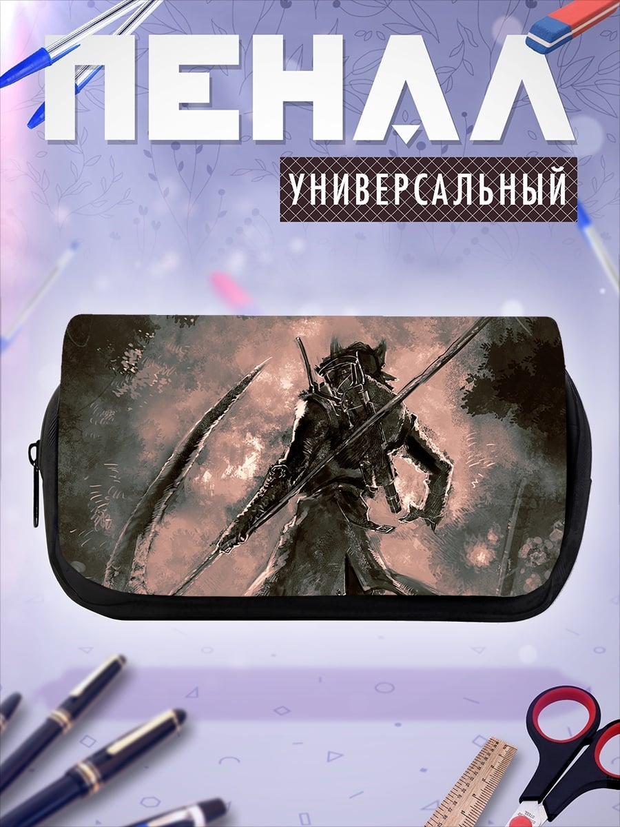 Пенал-косметичка Воин с косой