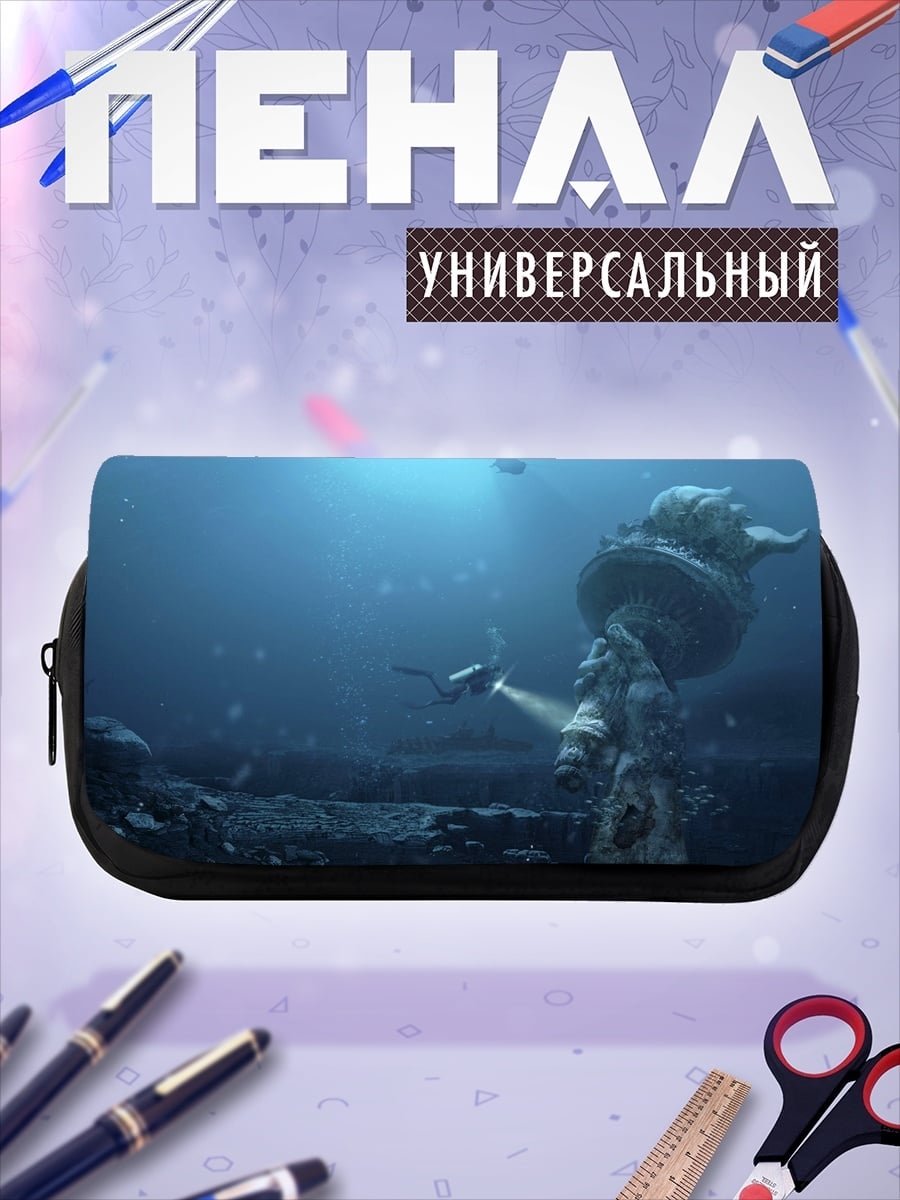 Пенал-косметичка Подводная статуя Йоды
