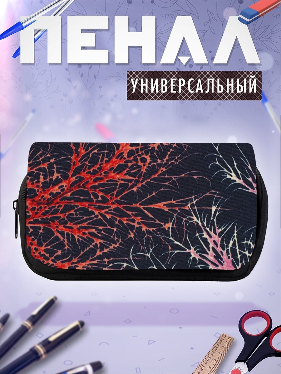 Пенал-косметичка Красные ветви