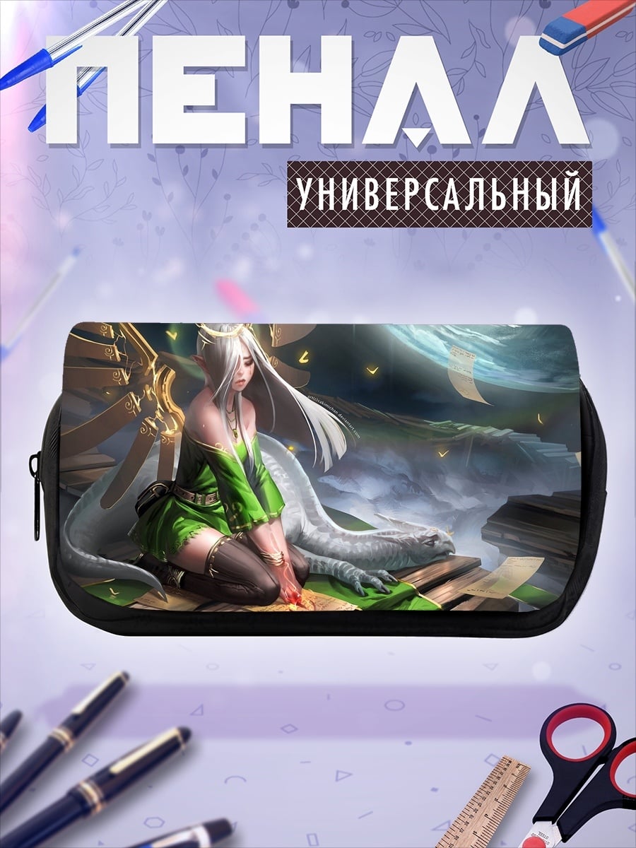 Пенал-косметичка ангел с крыльями