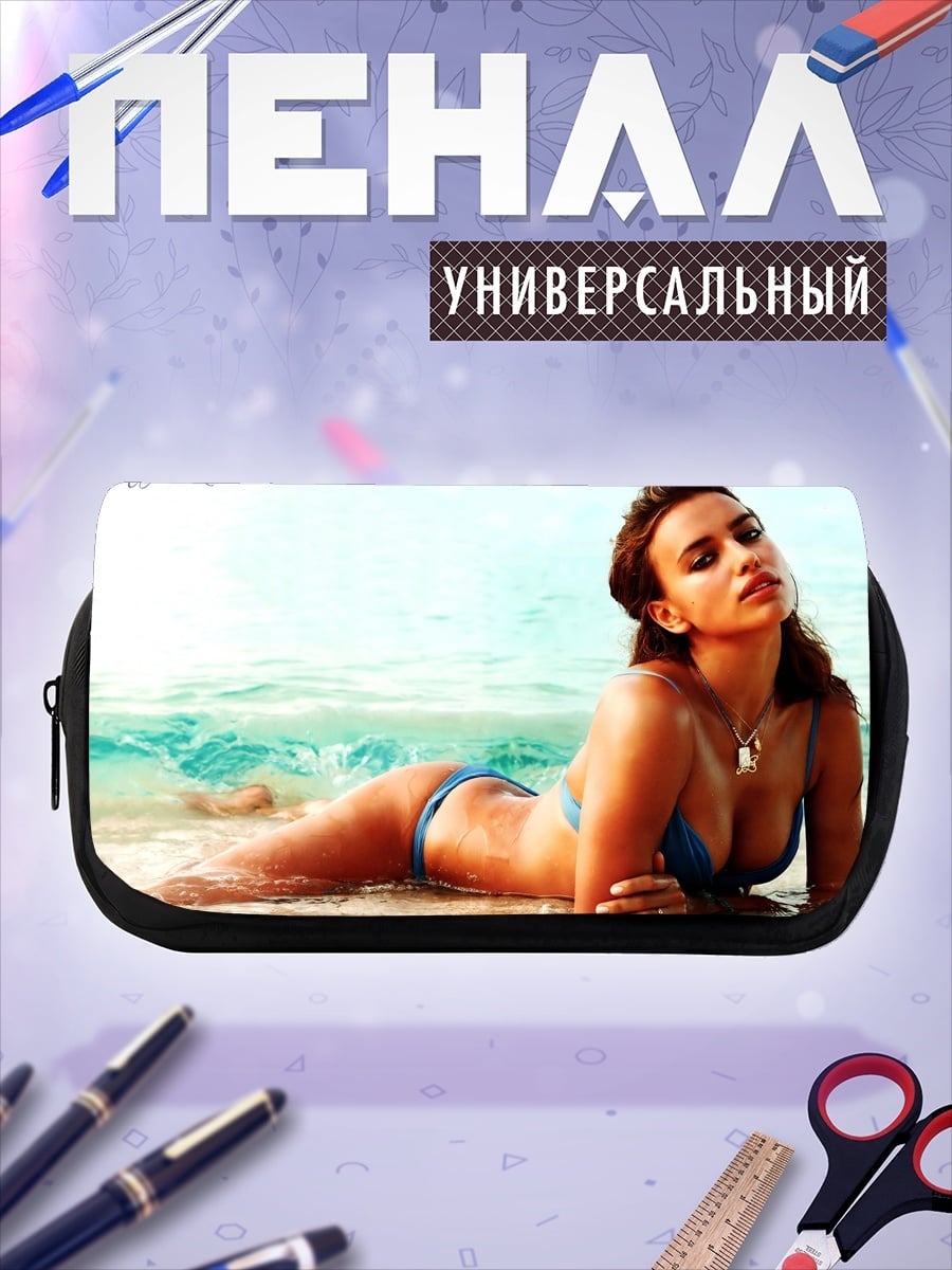 Пенал-косметичка Девушка на пляже