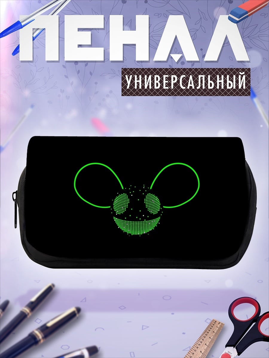 Пенал-косметичка Неоновый мышонок
