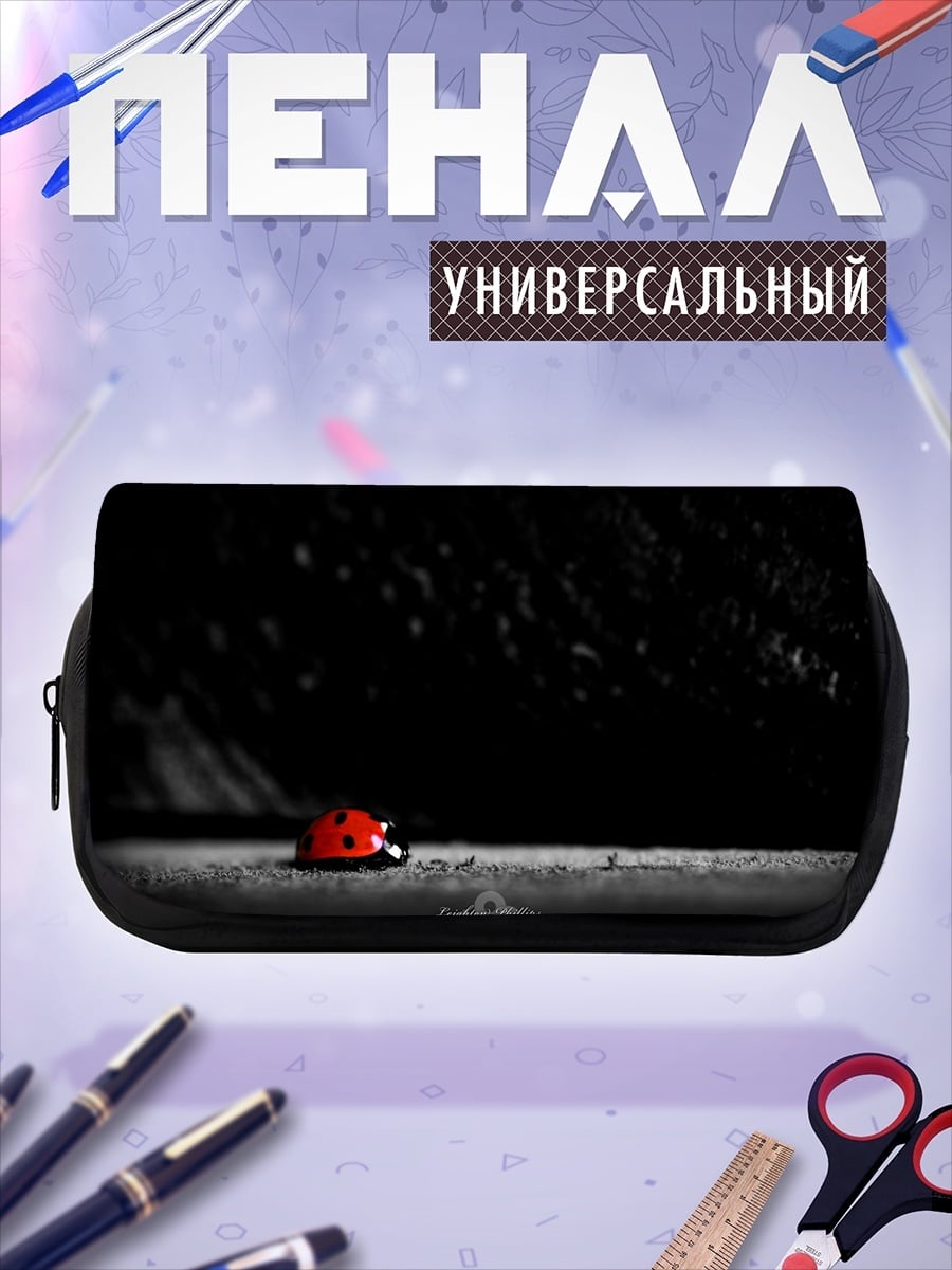 Пенал-косметичка Красная божья коровка