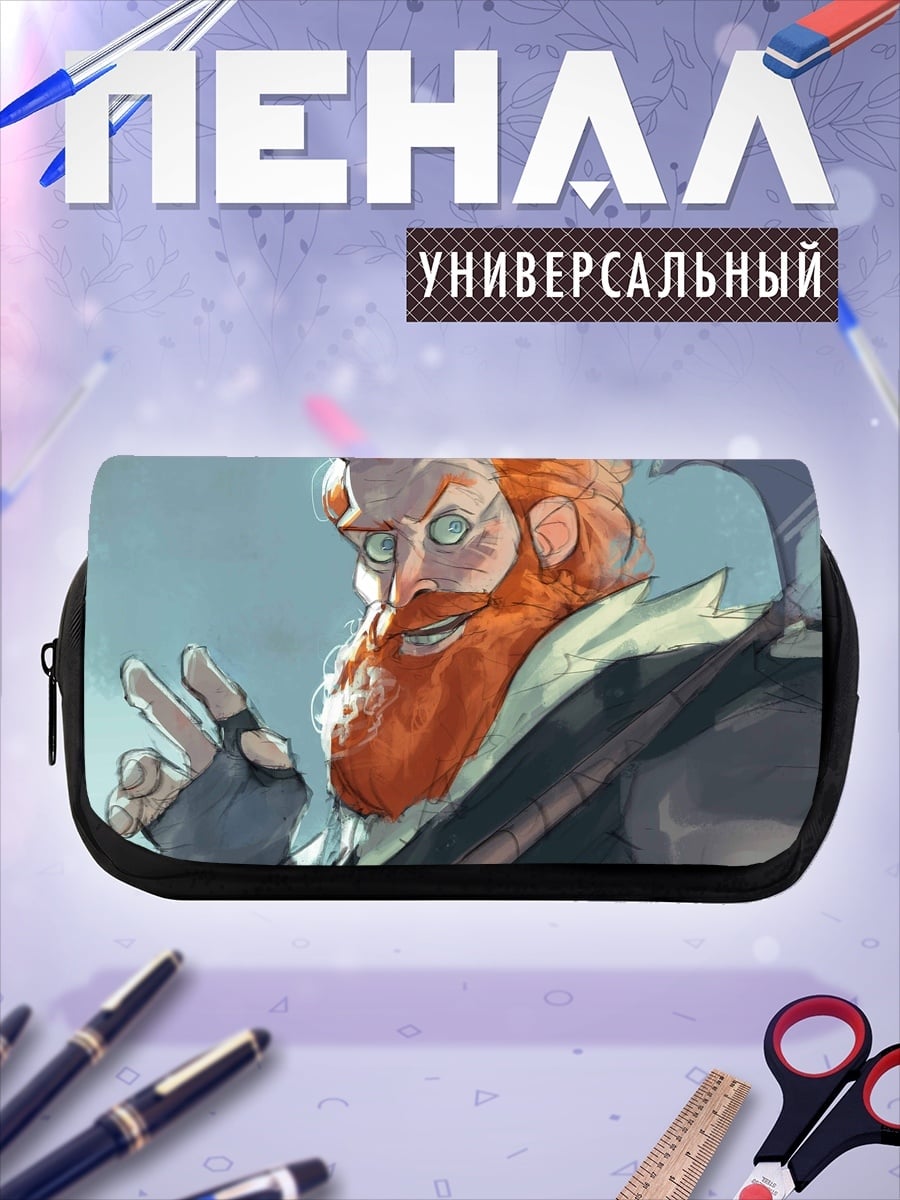 Пенал-косметичка рыжий викинг