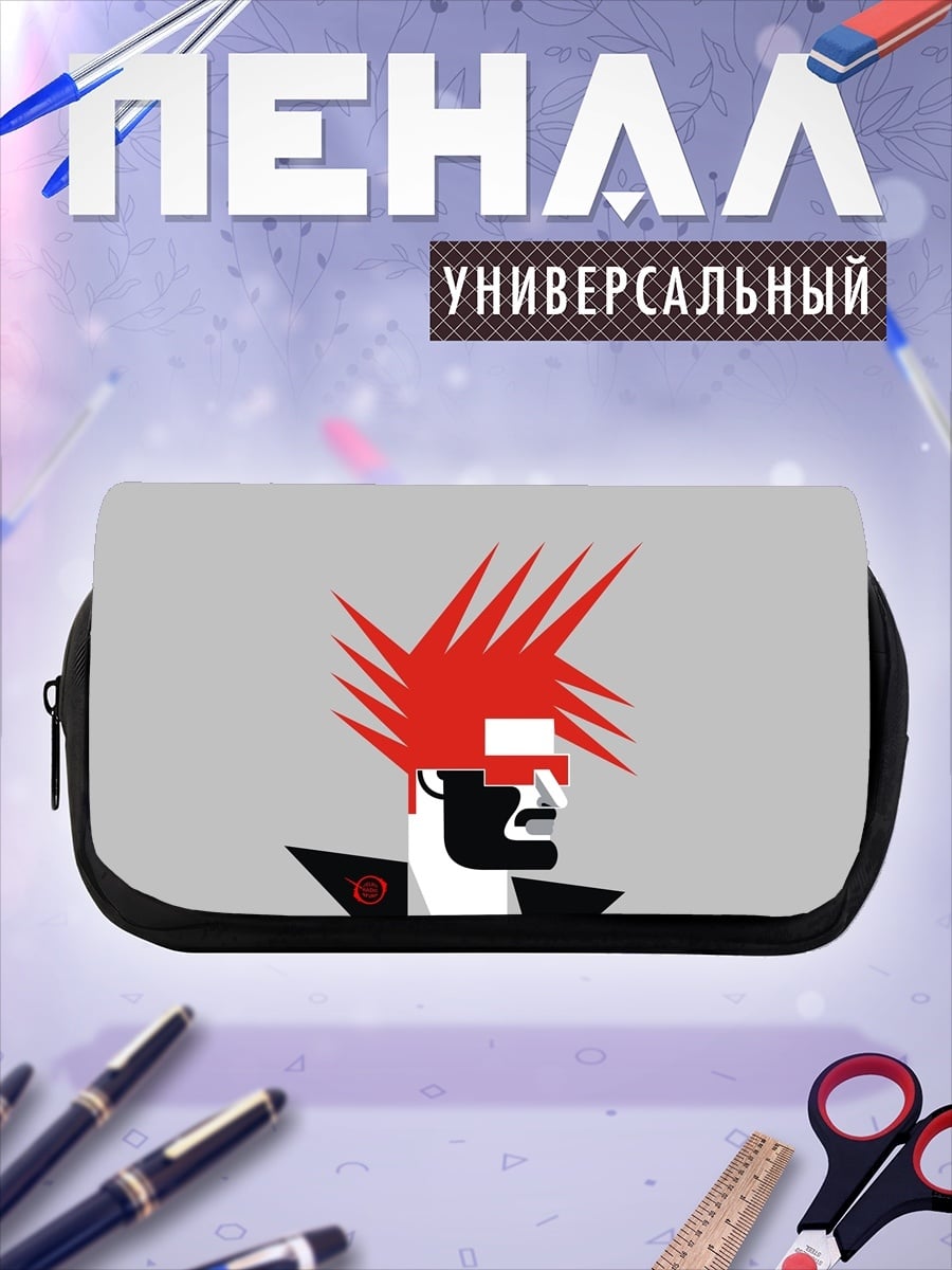 Пенал-косметичка Красный ирокез