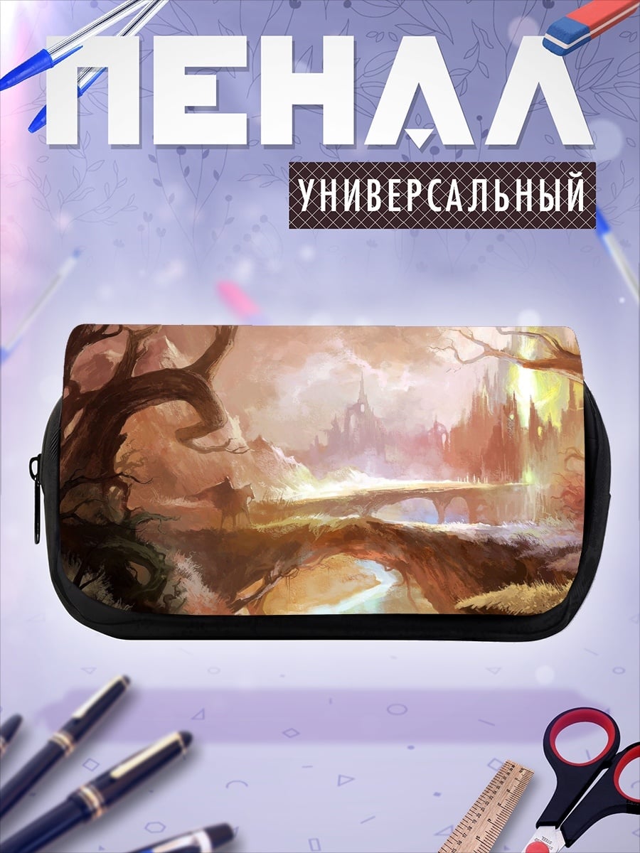 Пенал-косметичка сказочный лес