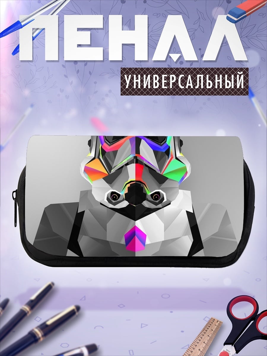 Пенал-косметичка шлем штурмовика