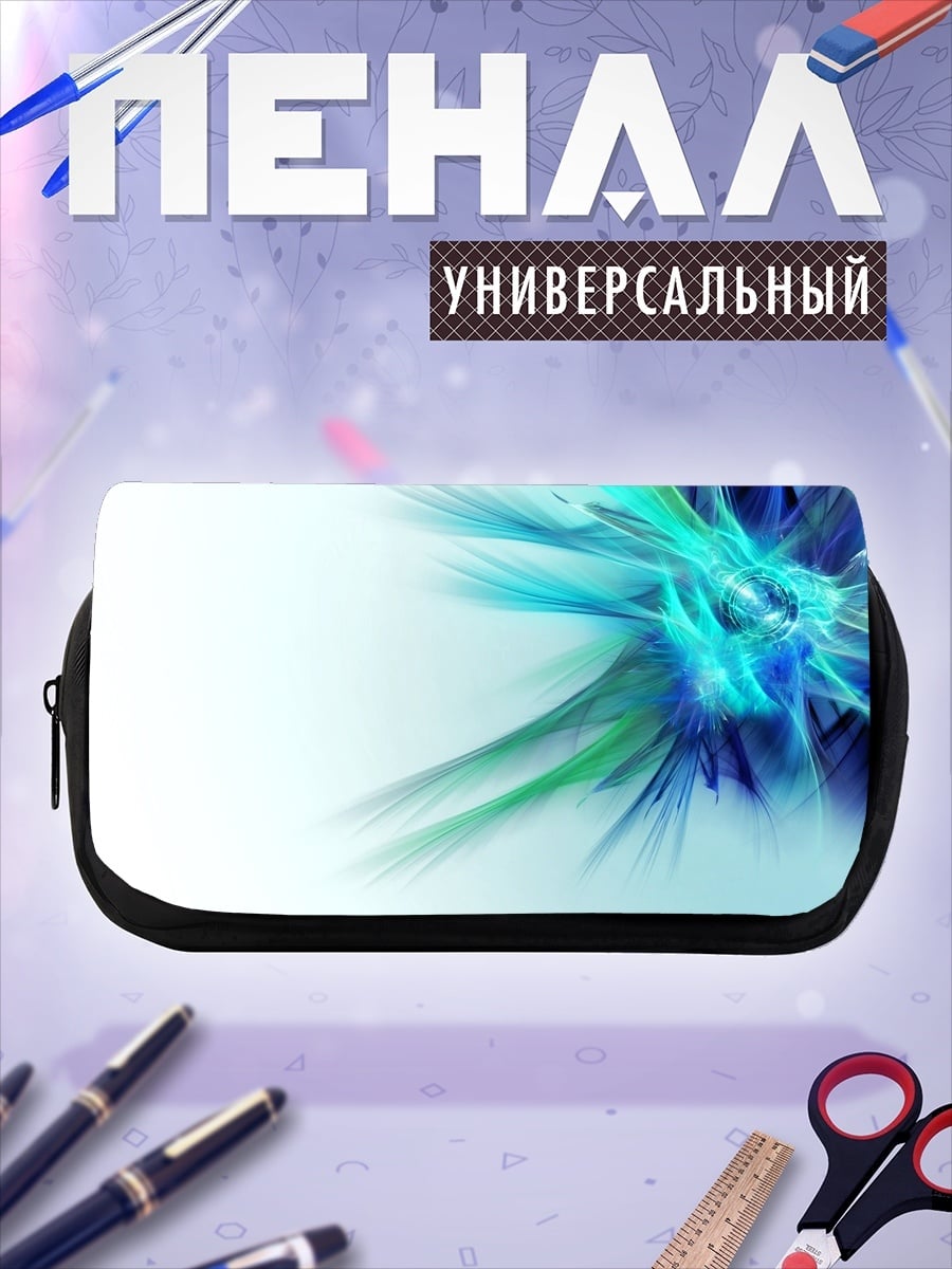 Пенал-косметичка абстрактные линии