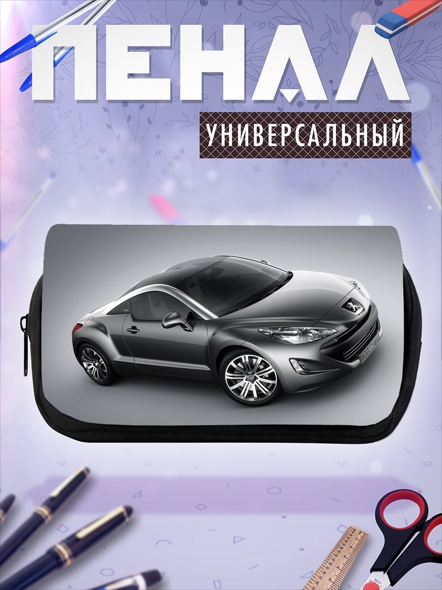 Пенал-косметичка Спортивный автомобиль Peugeot
