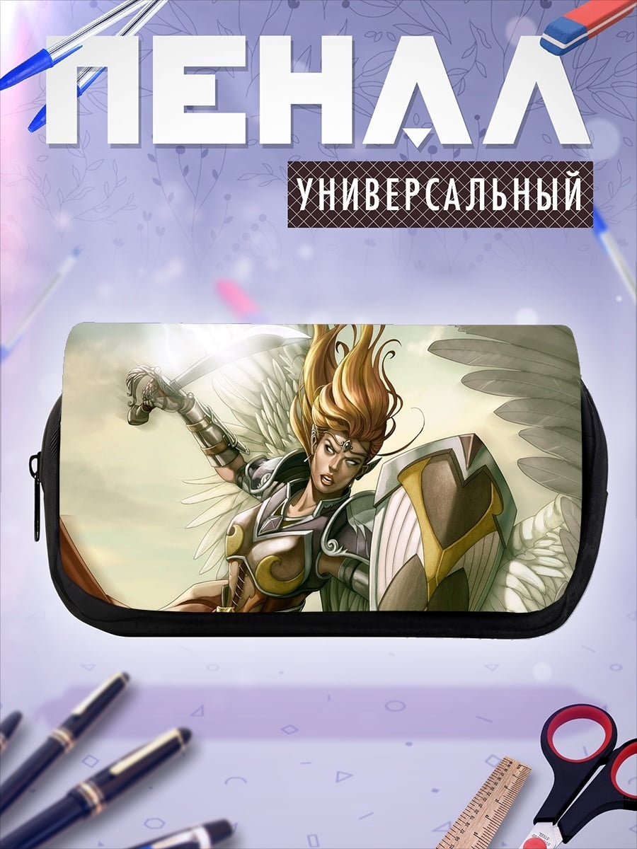 Пенал-косметичка Воительница с молнией