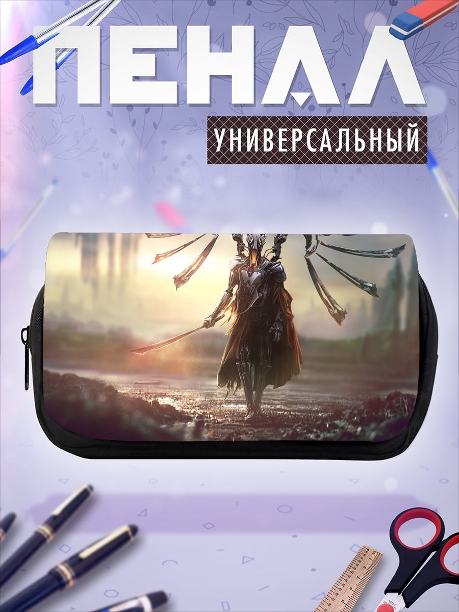 Пенал-косметичка ангел с мечом