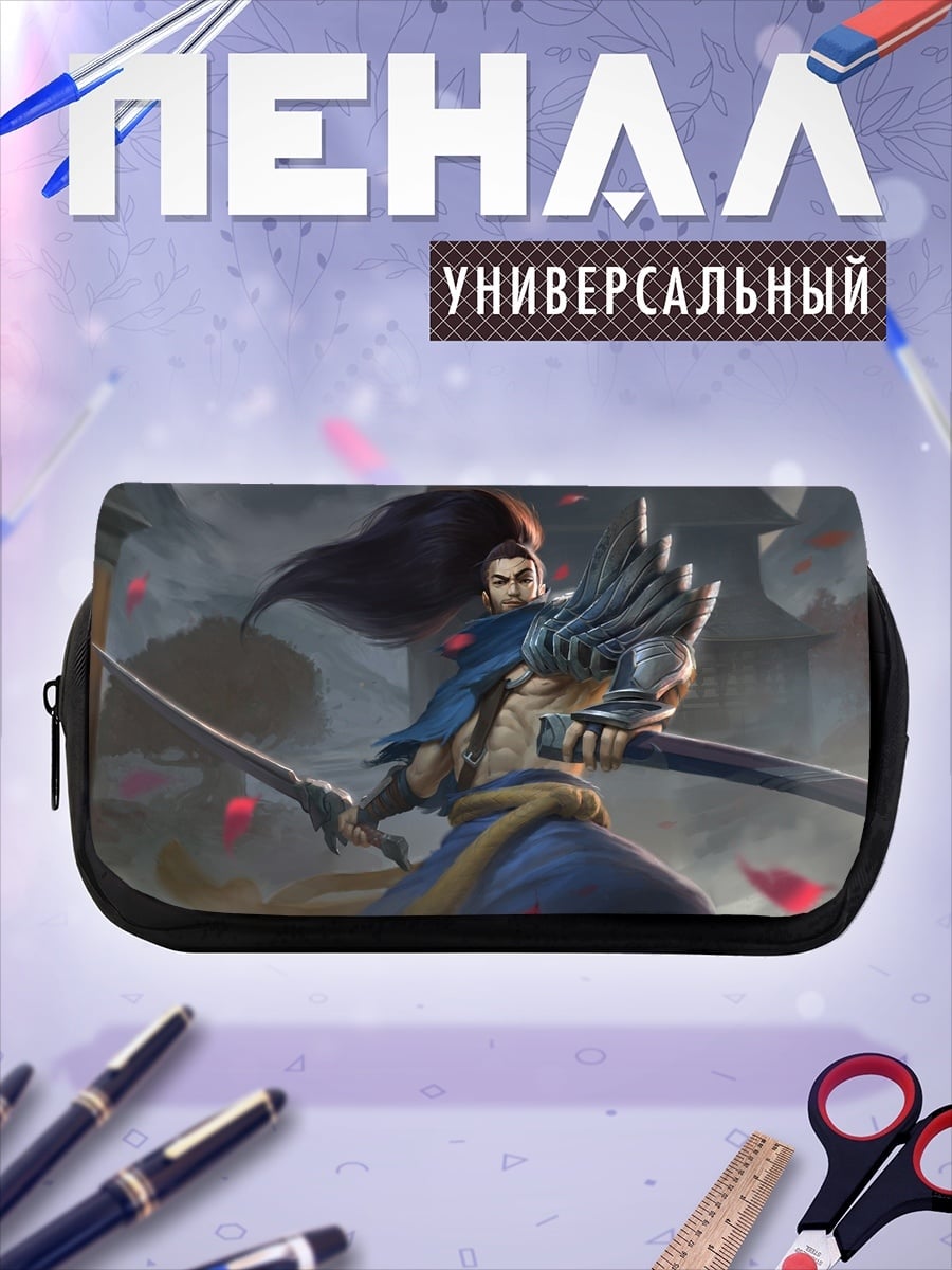 Пенал-косметичка Самурай в лепестках