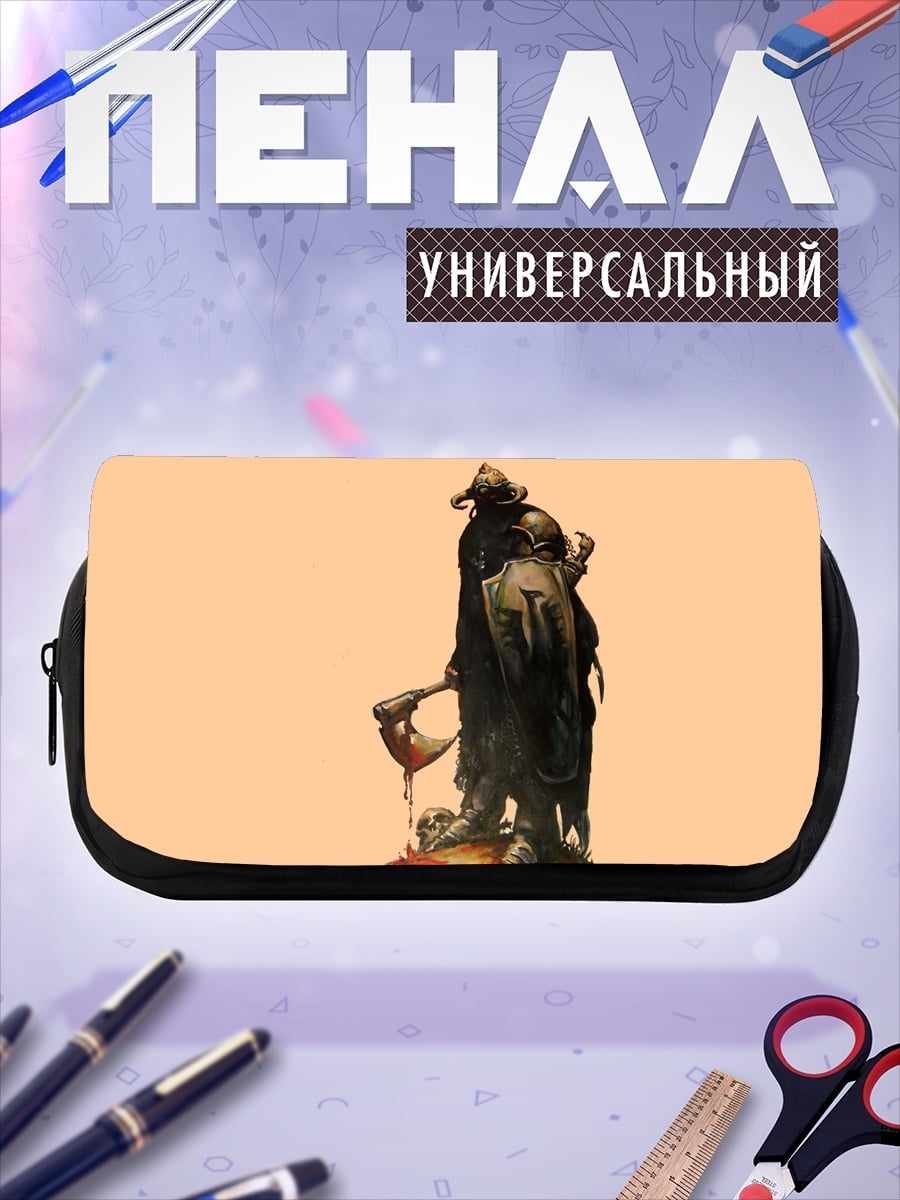 Пенал-косметичка воин с топором