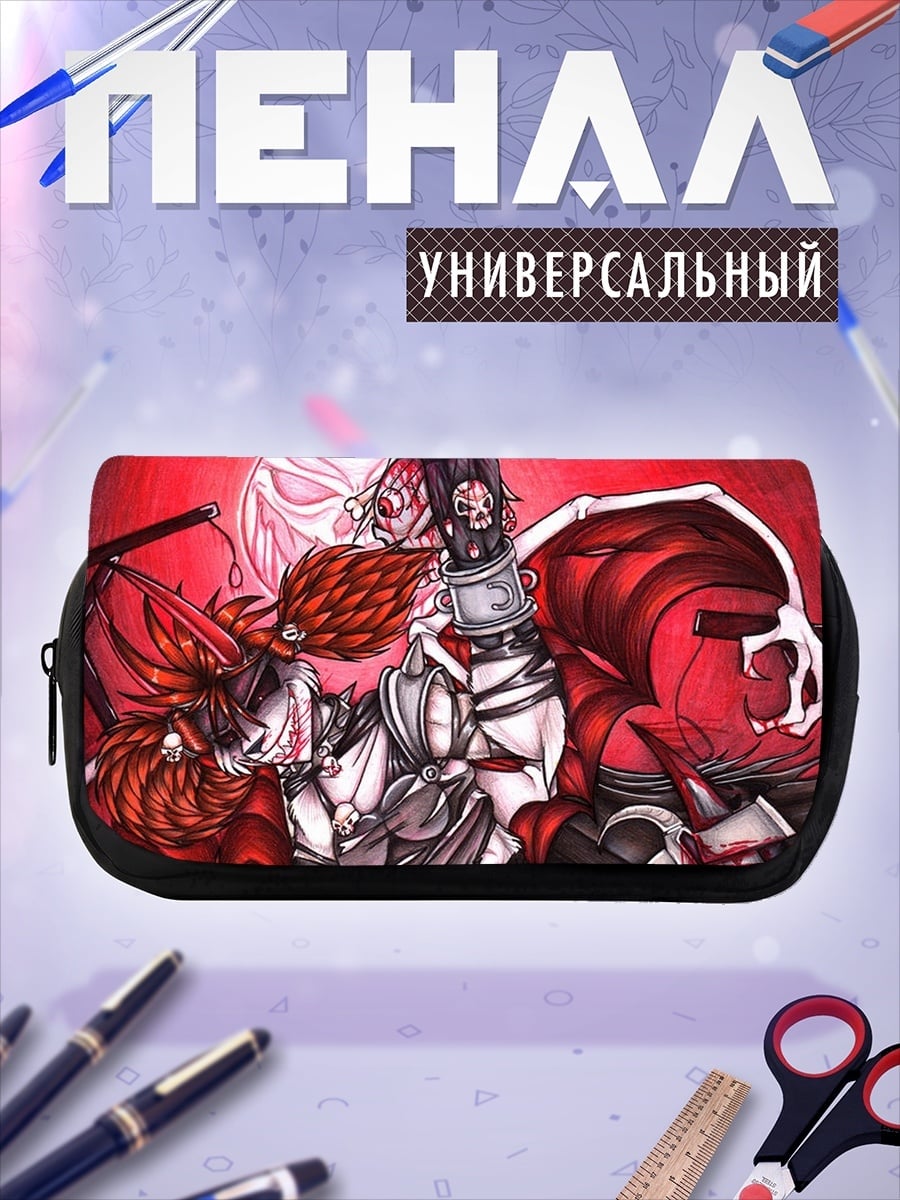 Пенал-косметичка Красная луна демонов