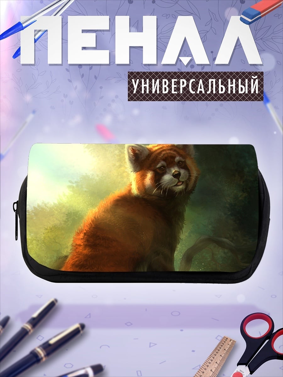 Пенал-косметичка Рыжая панда