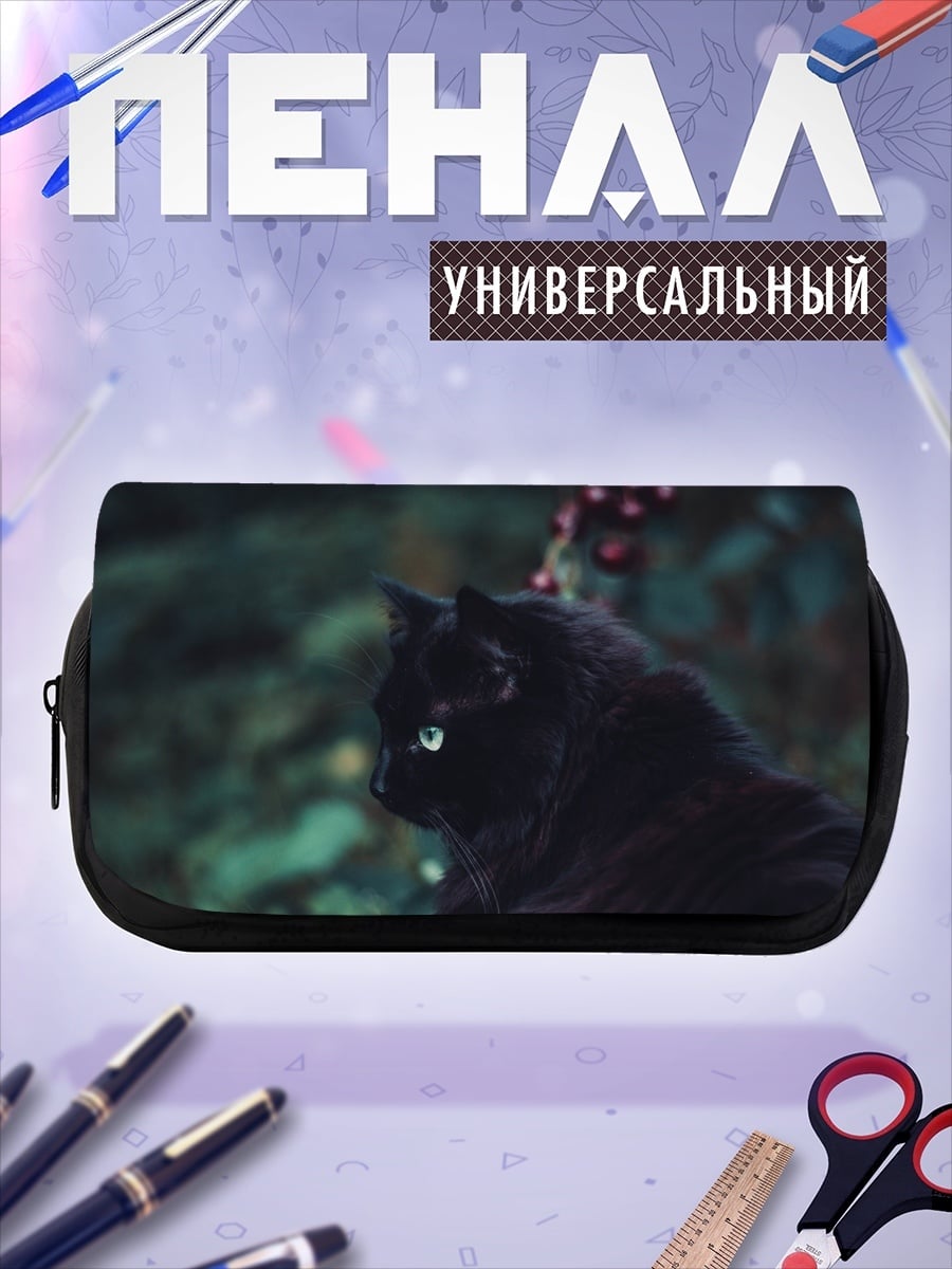 Пенал-косметичка Черный кот