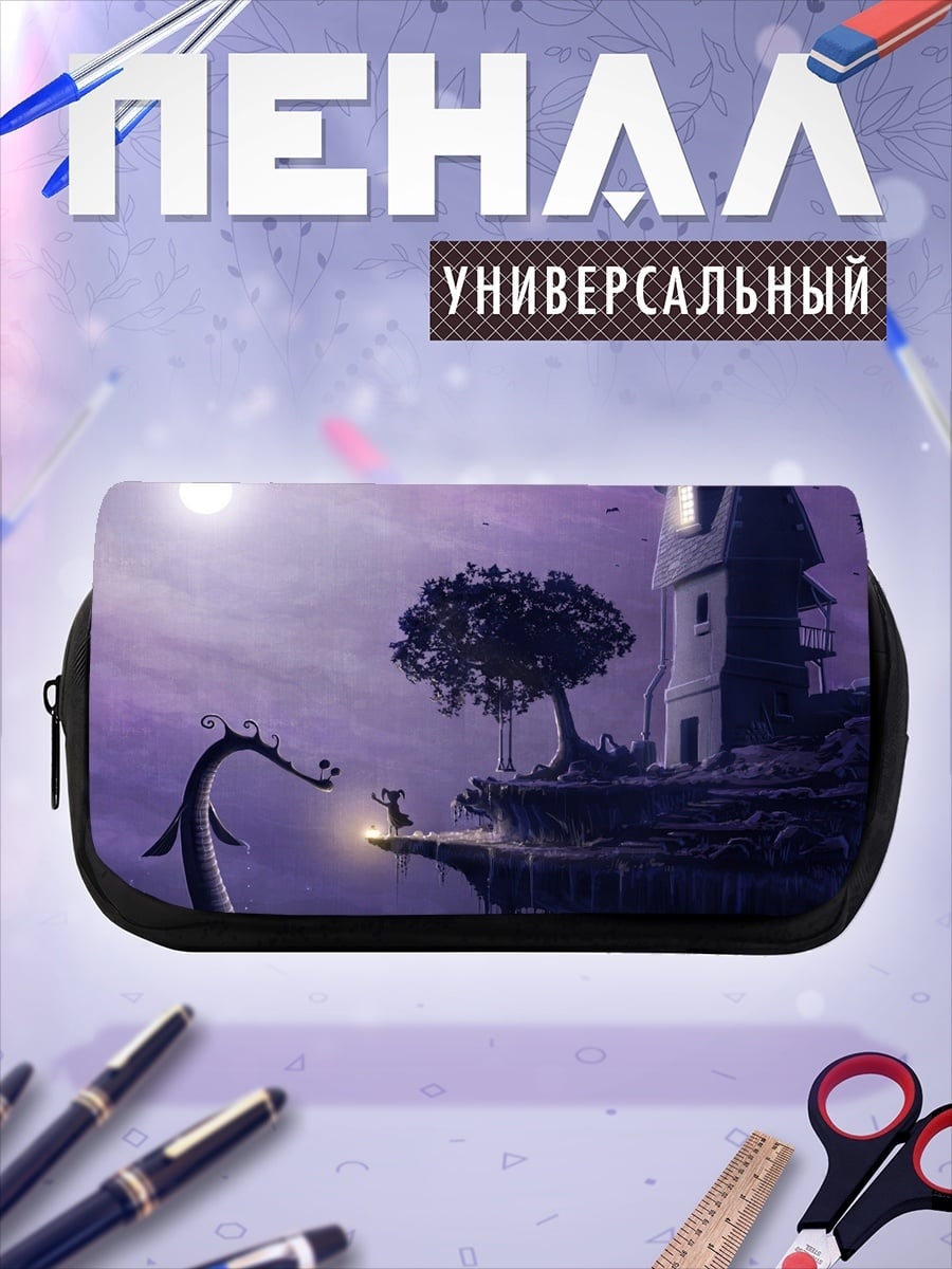 Пенал-косметичка Сказочный замок ночью