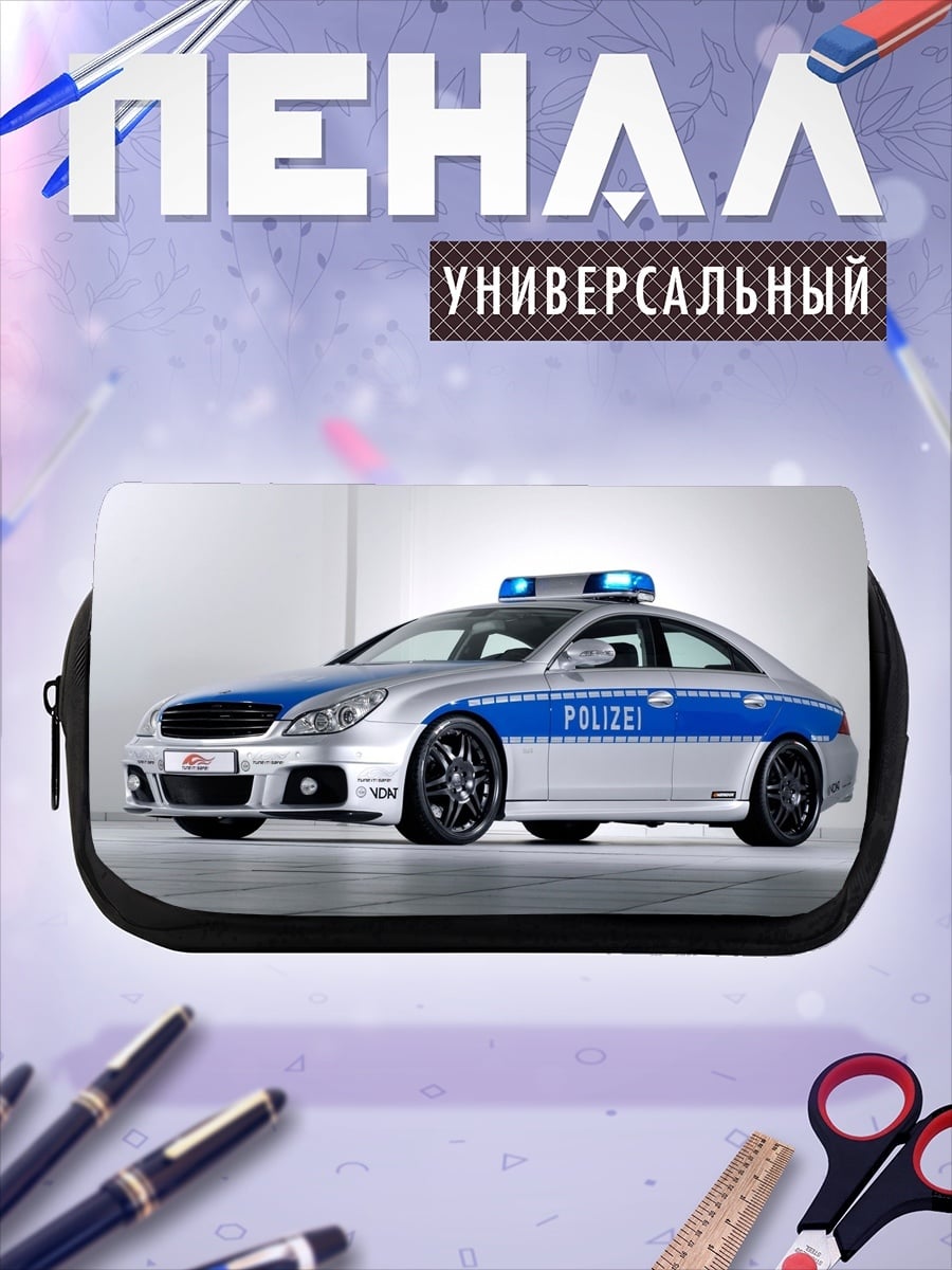 Пенал-косметичка Полицейская машина