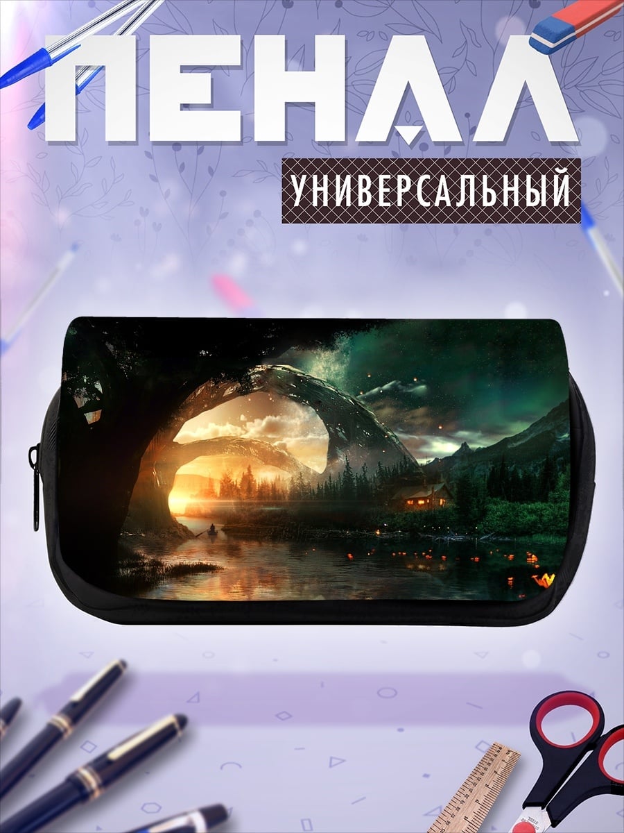 Пенал-косметичка сказочный лес
