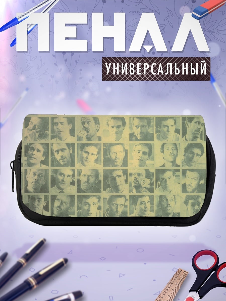 Пенал-косметичка Коллаж из лиц