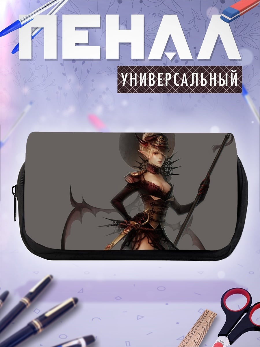 Пенал-косметичка Девушка-демон