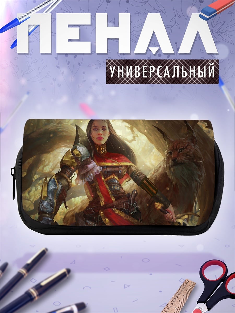 Пенал-косметичка Воительница в доспехах