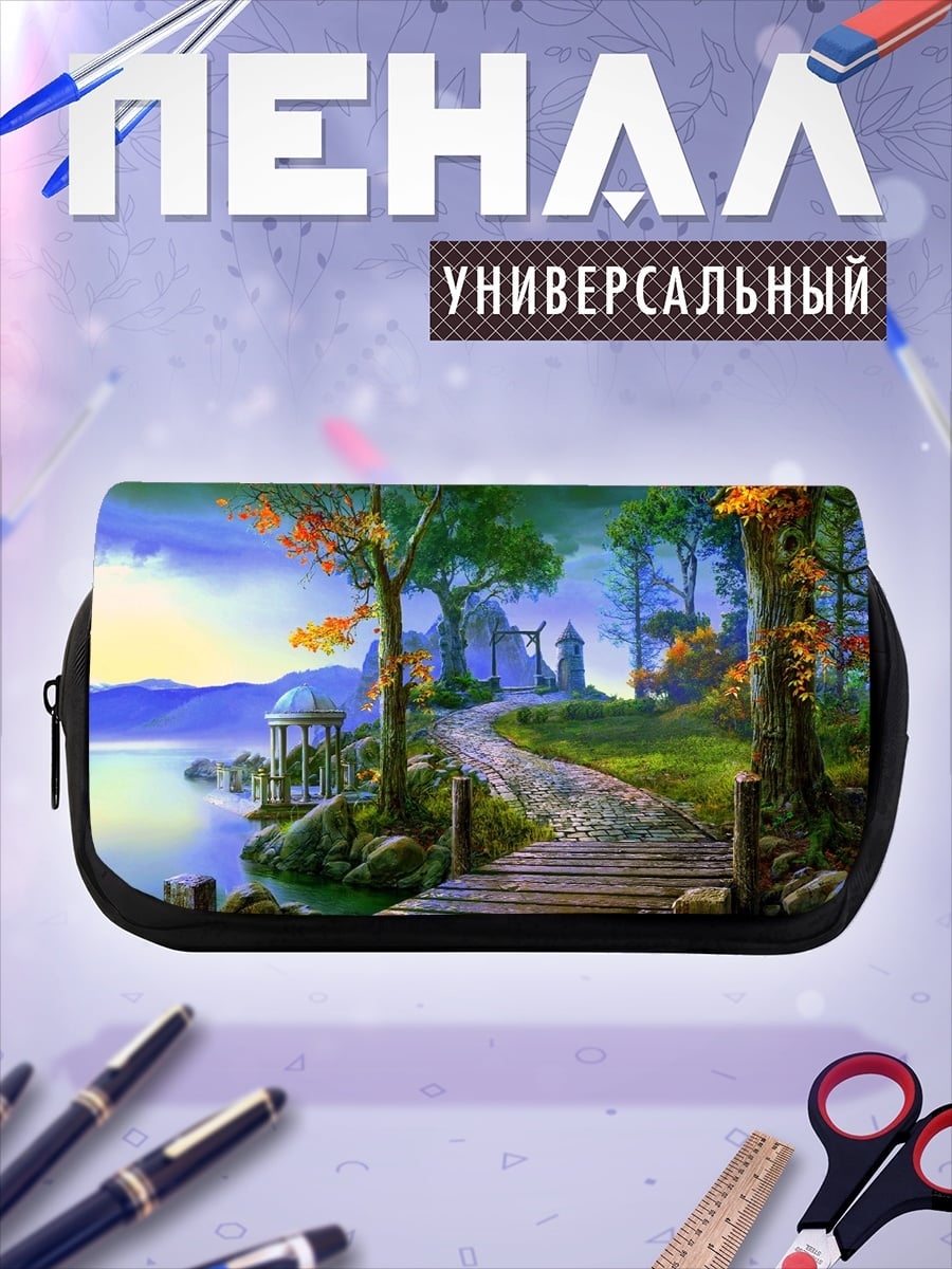 Пенал-косметичка сказочный лес