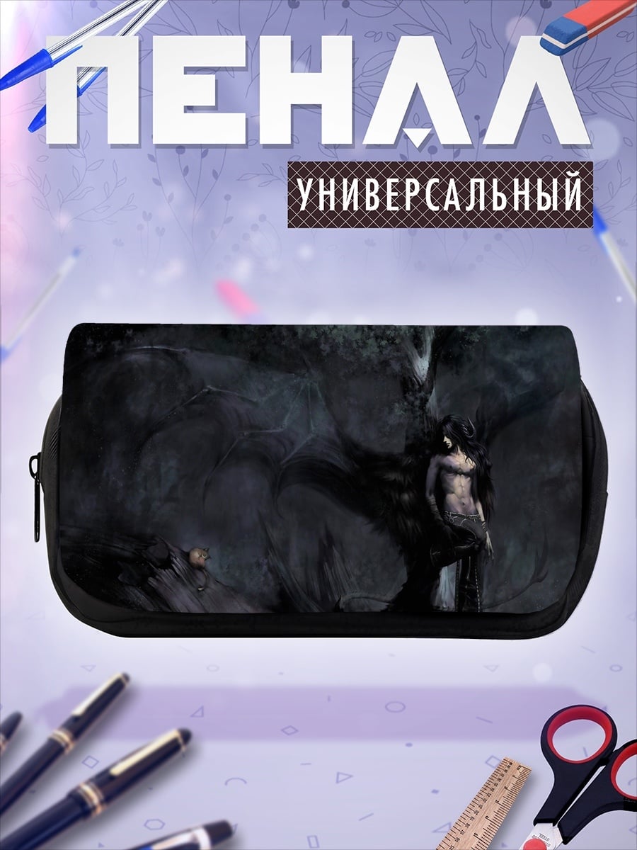 Пенал-косметичка Девушка в лесу