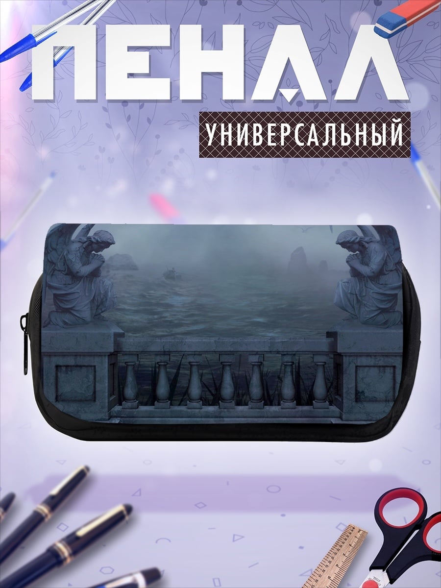 Пенал-косметичка Ангелы на кладбище