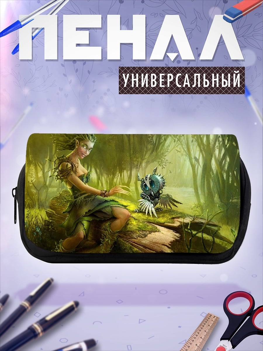 Пенал-косметичка Лесная нимфа с совой