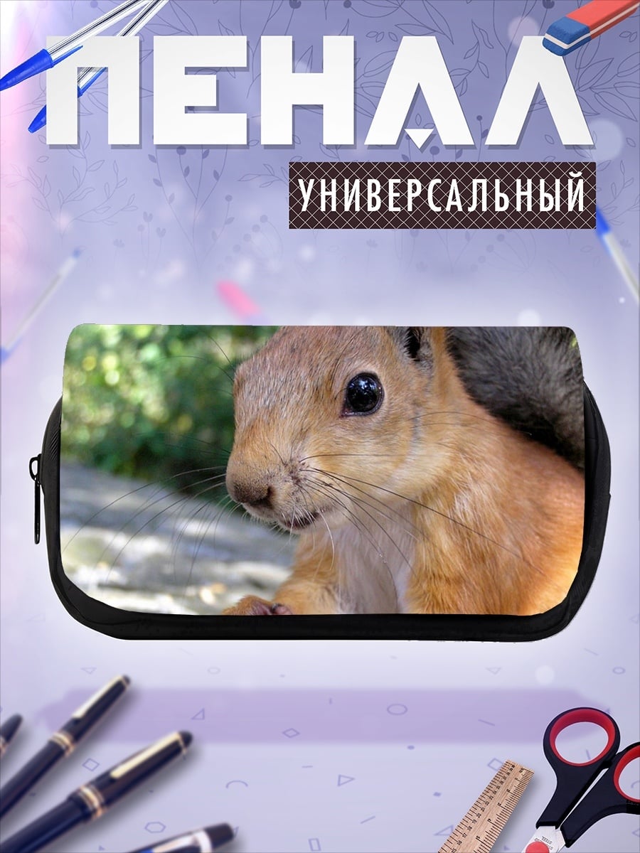 Пенал-косметичка Рыжая белка