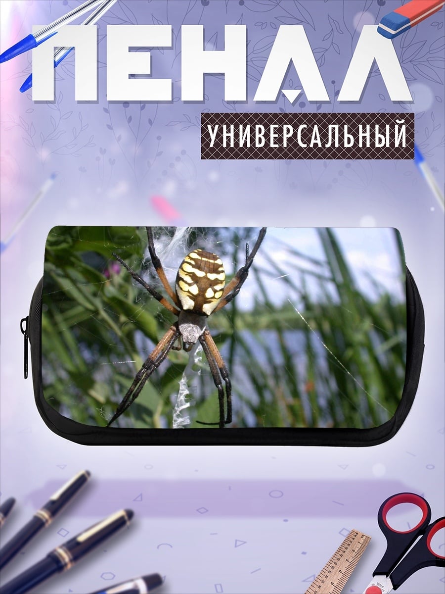 Пенал-косметичка Паук на паутине