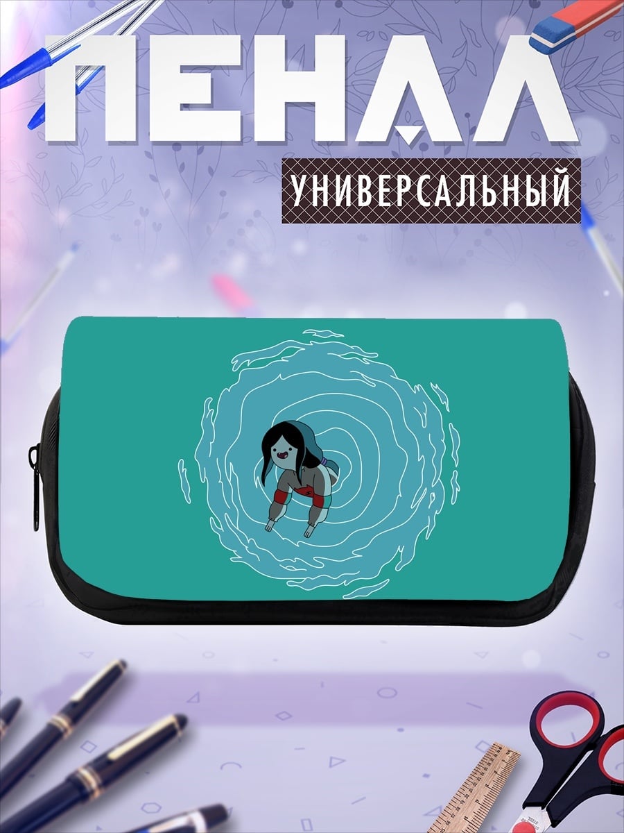 Пенал-косметичка девушка в воде