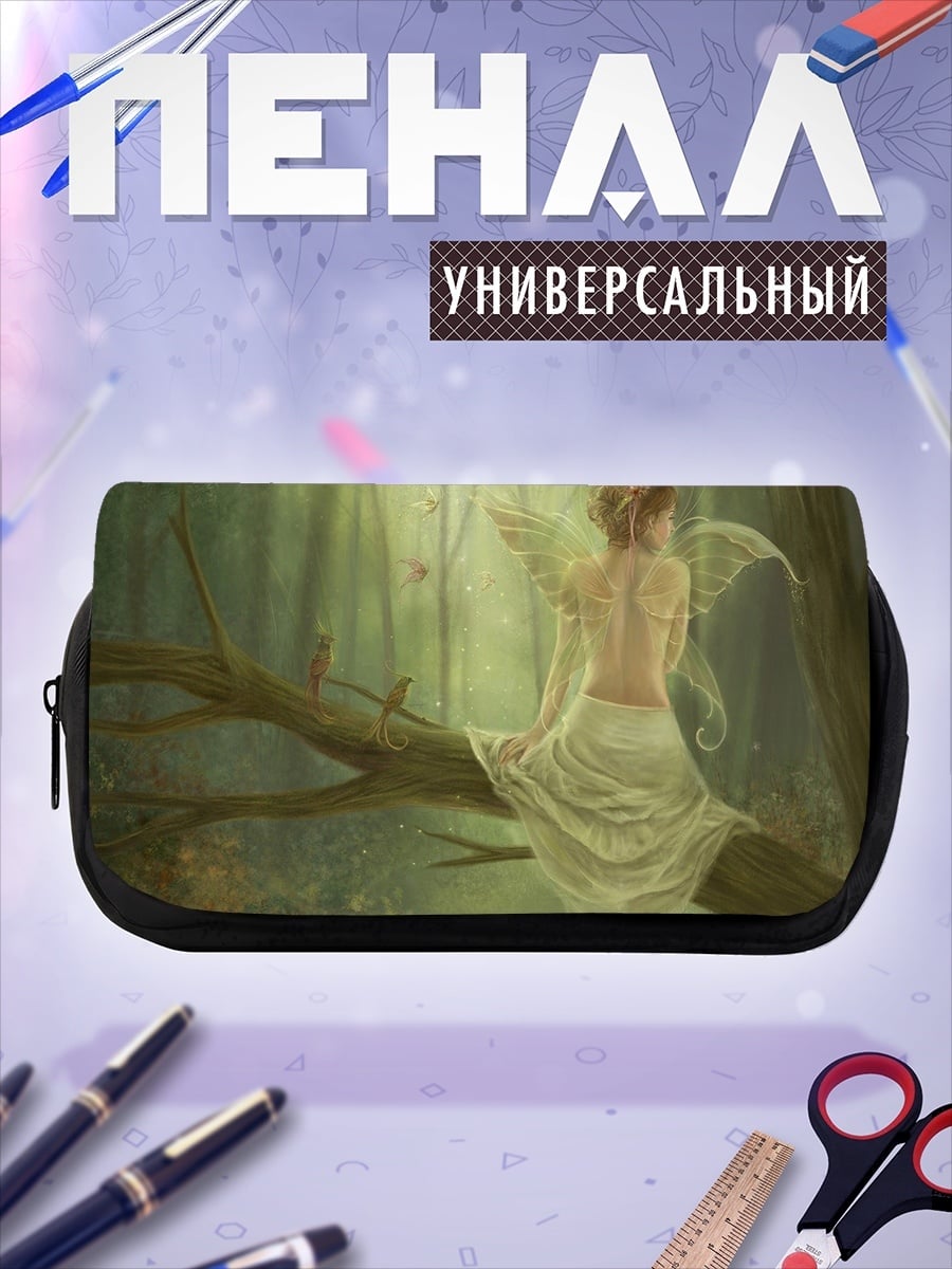 Пенал-косметичка Лесная фея на ветке