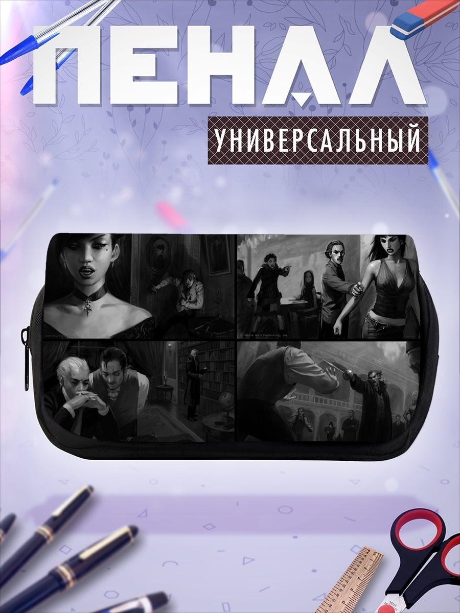 Пенал-косметичка Нуар сцена