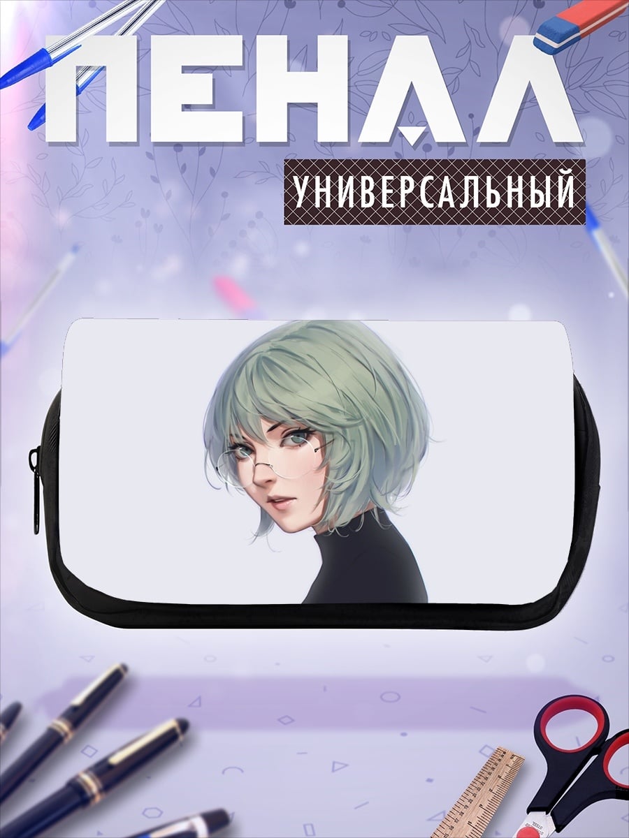 Пенал-косметичка Аниме девушка